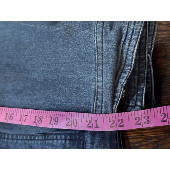 C. D. Daniels Women's Embellished Sparkle Denim Western Stretch Jacket Size 1X - Picture 8 of 9